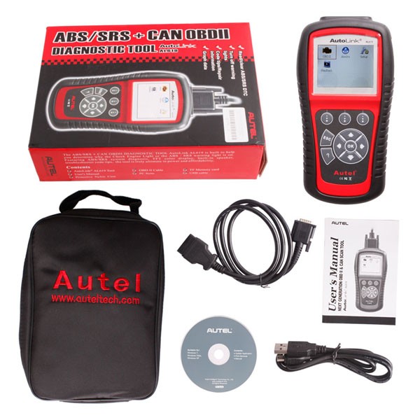 Autel Autolink AL609 Packing List