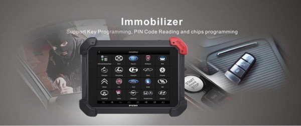 XTOOL PS90 Tablet Original Scanner-Immobiliser