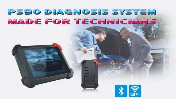 XTOOL PS90 Tablet Original Scanner-Diagnose via Bluetooth/Wifi