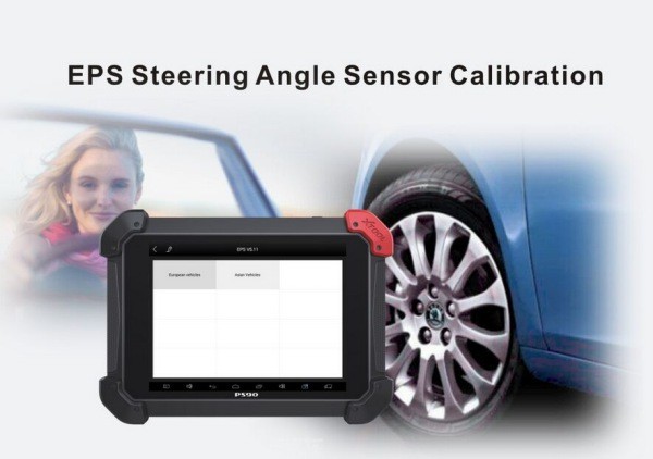 XTOOL PS90 EPS Steering Angle Sensor Calibration