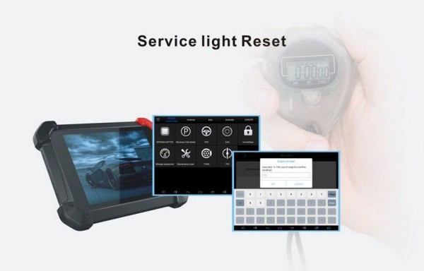 XTOOL PS90 Tablet Original -Service light Reset