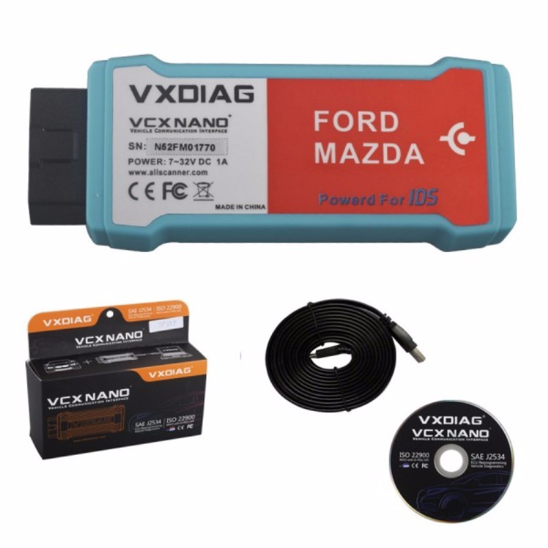 WIFI VXDIAG VCX NANO for Ford Mazda 2 in 1