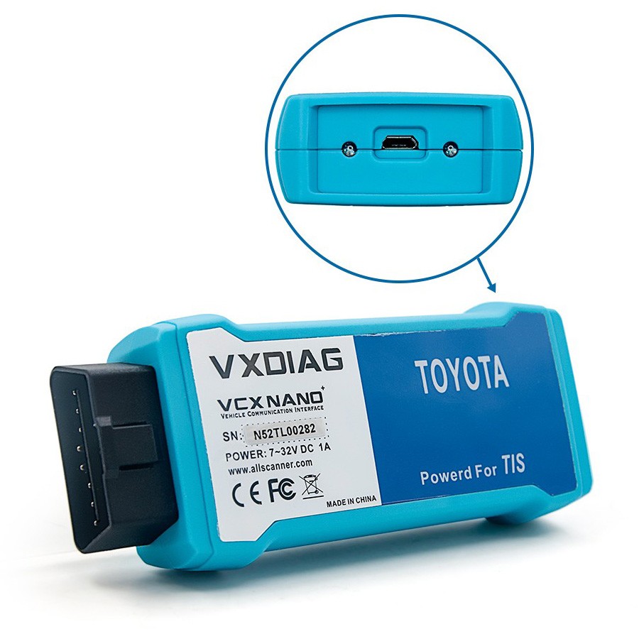 Wireless VXDIAG VCX NANO TOYOTA TIS Techstream