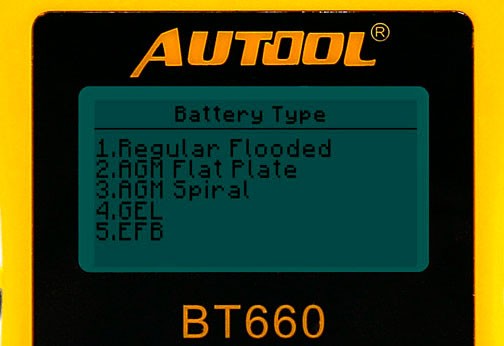AUTOOL BT660 Battery Test