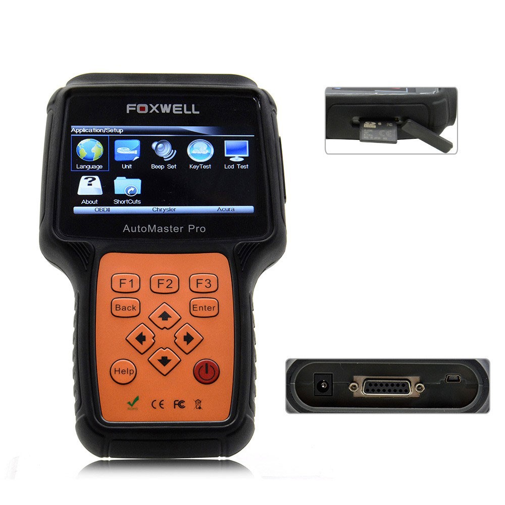 Foxwell NT624 Interface